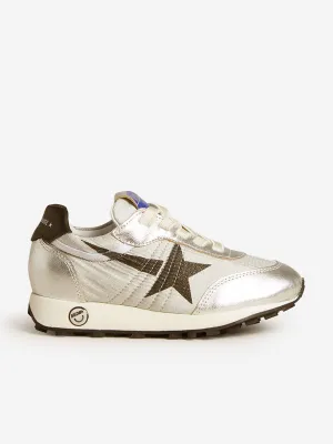 Kinder-Marathonlaufschuhe in Silber