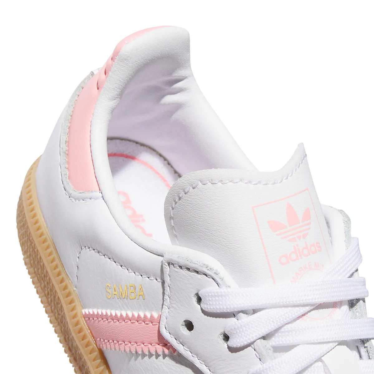Kids Samba OG 'Weiß Halb Pink Glitzer'