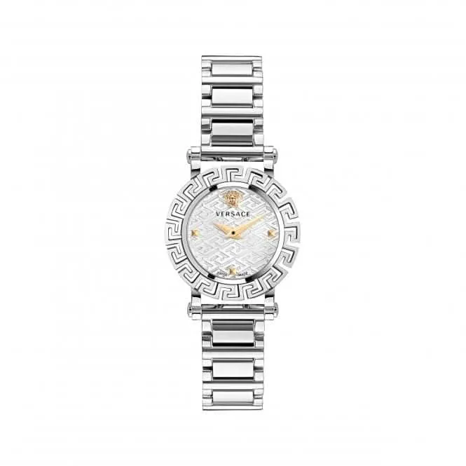 Damen Greca Glam Edelstahl Silber Armbanduhr VE2Q00322