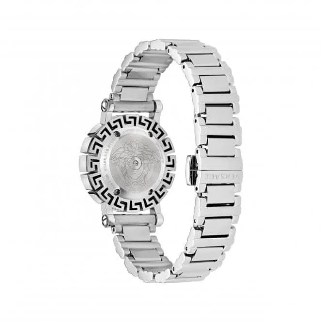 Damen Greca Glam Edelstahl Silber Armbanduhr VE2Q00322