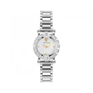 Damen Greca Glam Edelstahl Silber Armbanduhr VE2Q00322