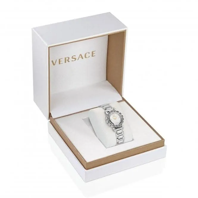Damen Greca Glam Edelstahl Silber Armbanduhr VE2Q00322