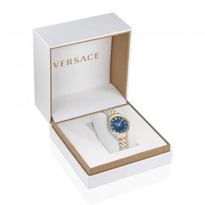Damen Hellenyium Edelstahl blaue Uhr VE2S00522