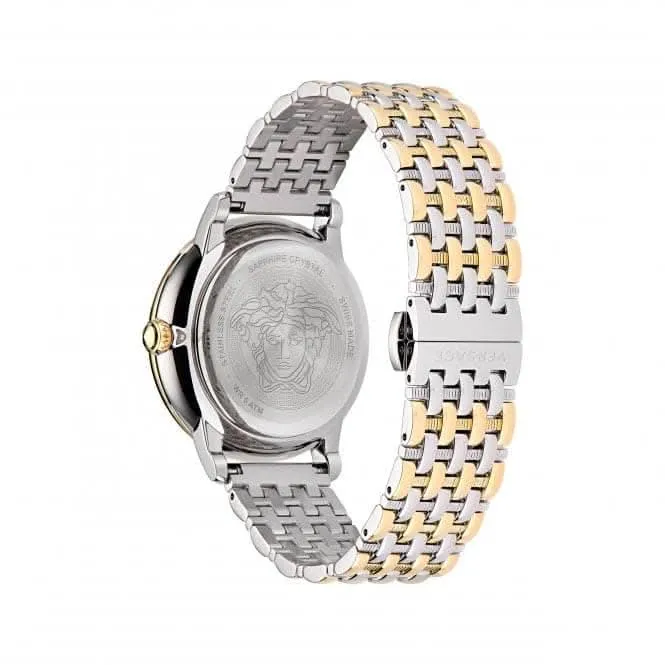Damen La Medusa Goldton Weiß-Silber Uhr VE2R00222