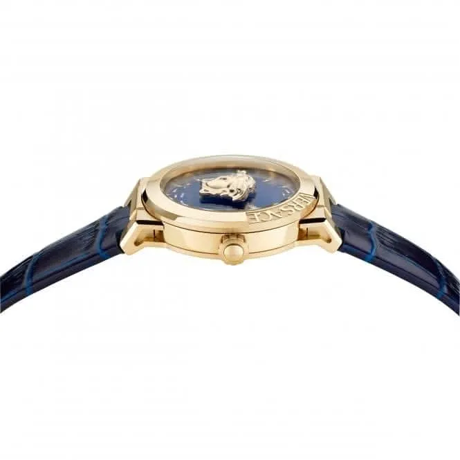 Damen Medusa Unendlich Champagner Blau Uhr VE3F00122