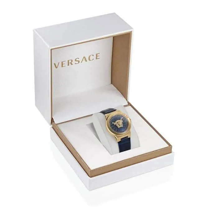 Damen Medusa Unendlich Champagner Blau Uhr VE3F00122
