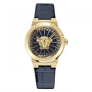 Damen Medusa Unendlich Champagner Blau Uhr VE3F00122