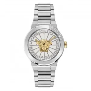 Damen Medusa Infinite Stahl Weiß-Silber Uhr VE3F00322