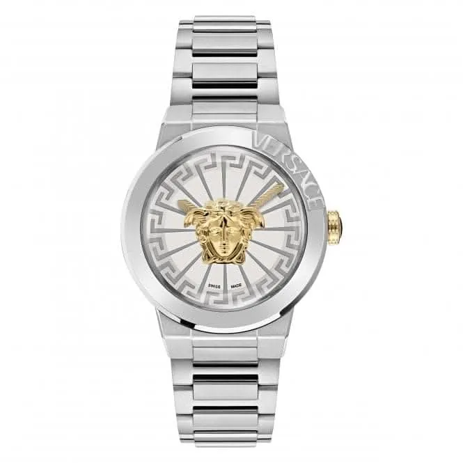 Damen Medusa Infinite Stahl Weiß-Silber Uhr VE3F00322