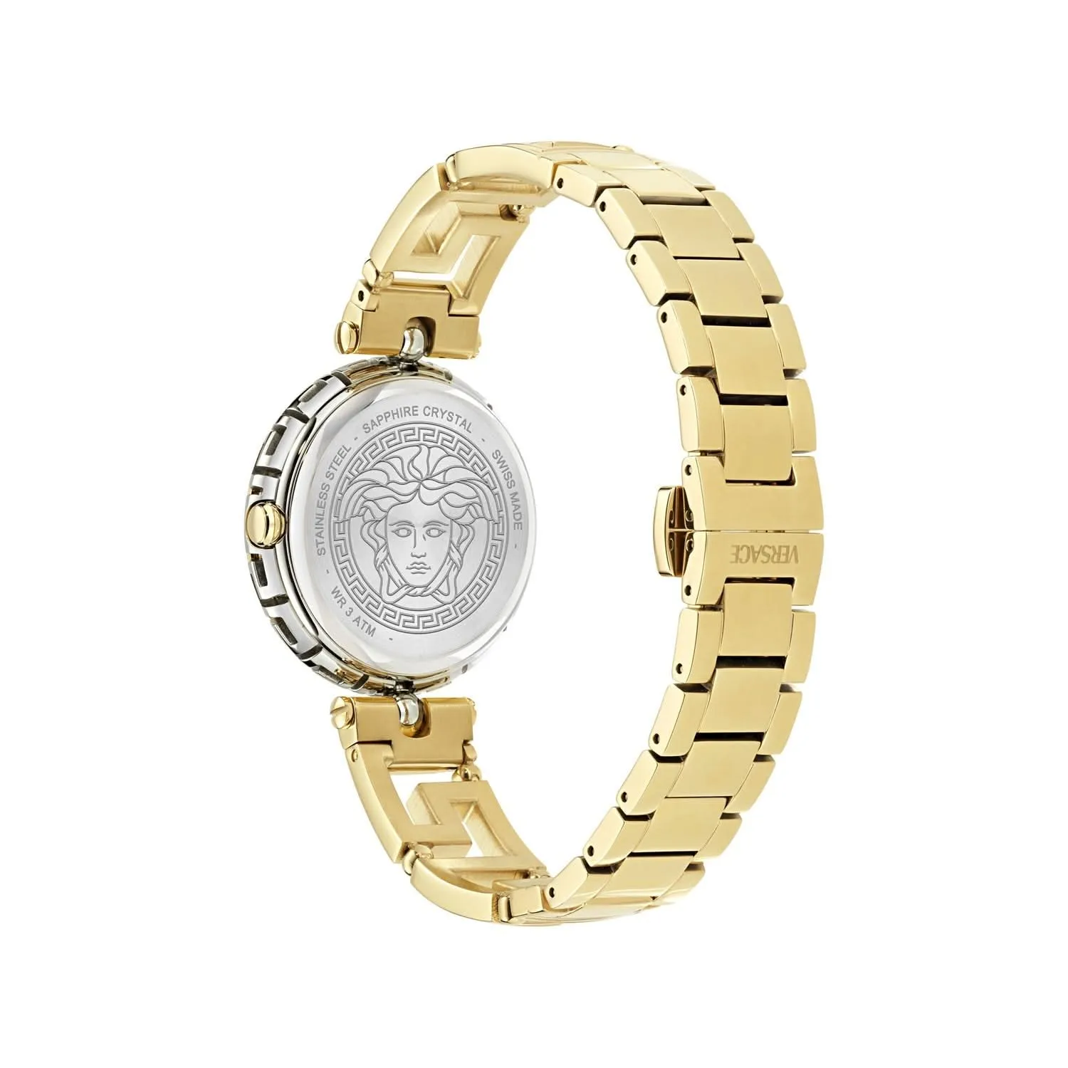 Damen Medusa Schmuck Grün Uhr VE0B00325