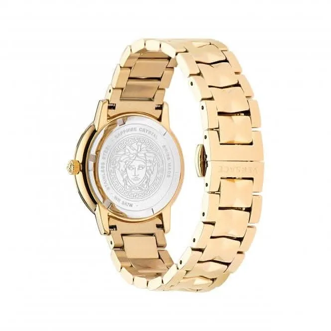 Damen V-Tribute Armbanduhr in Gold-Optik VE2P00622