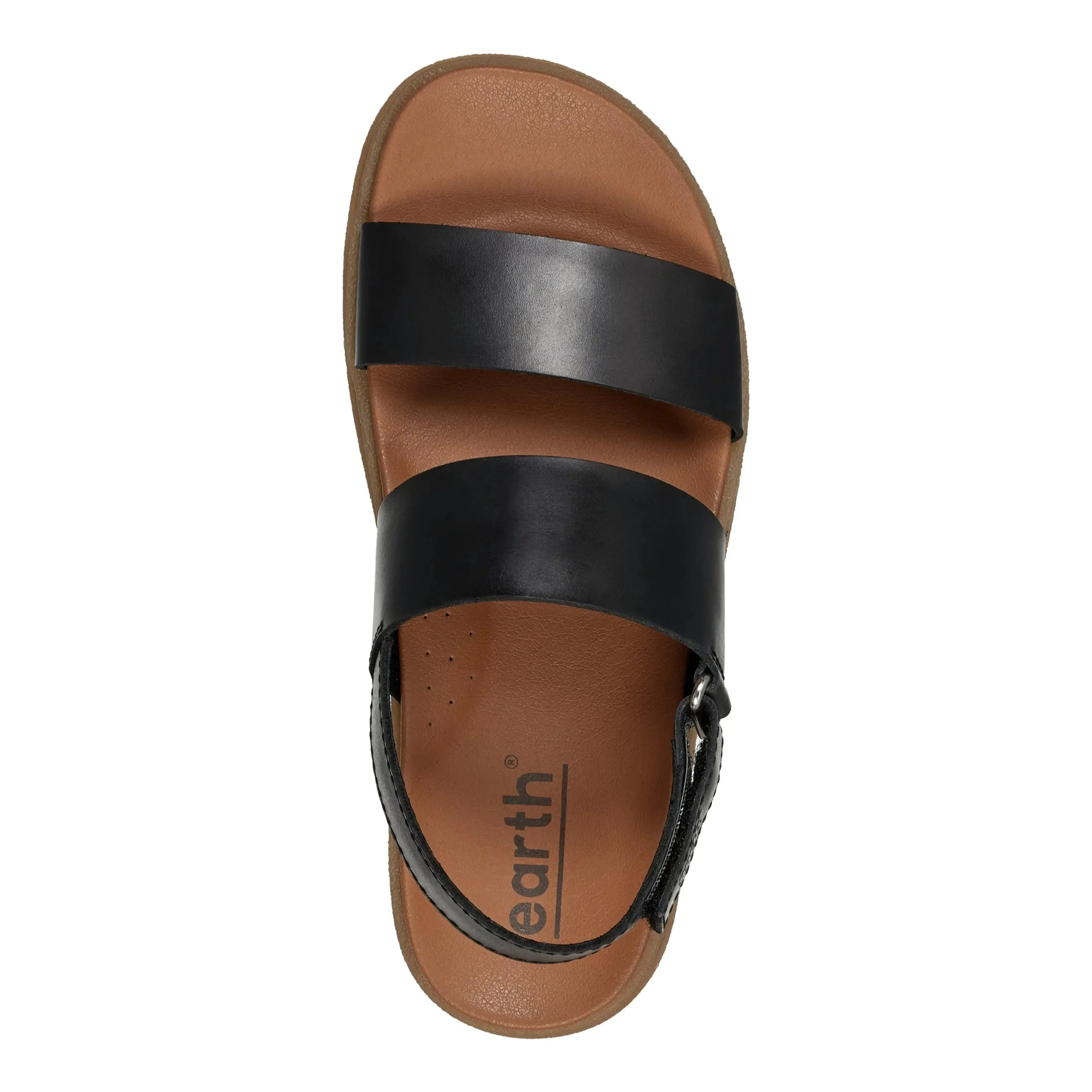 Leah Runde Zehen Riemchen Casual Flache Sandalen