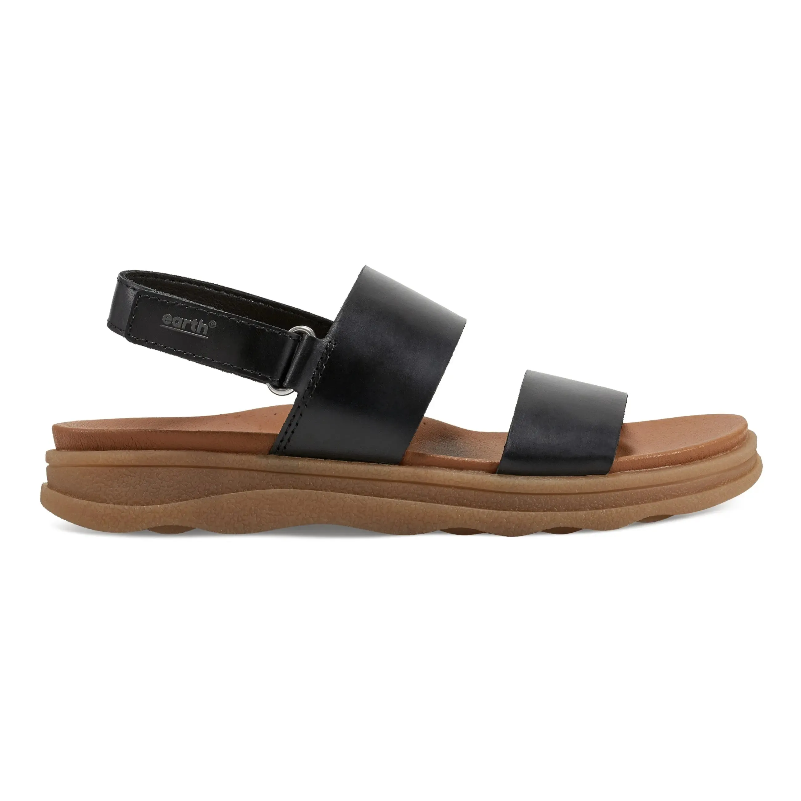 Leah Runde Zehen Riemchen Casual Flache Sandalen