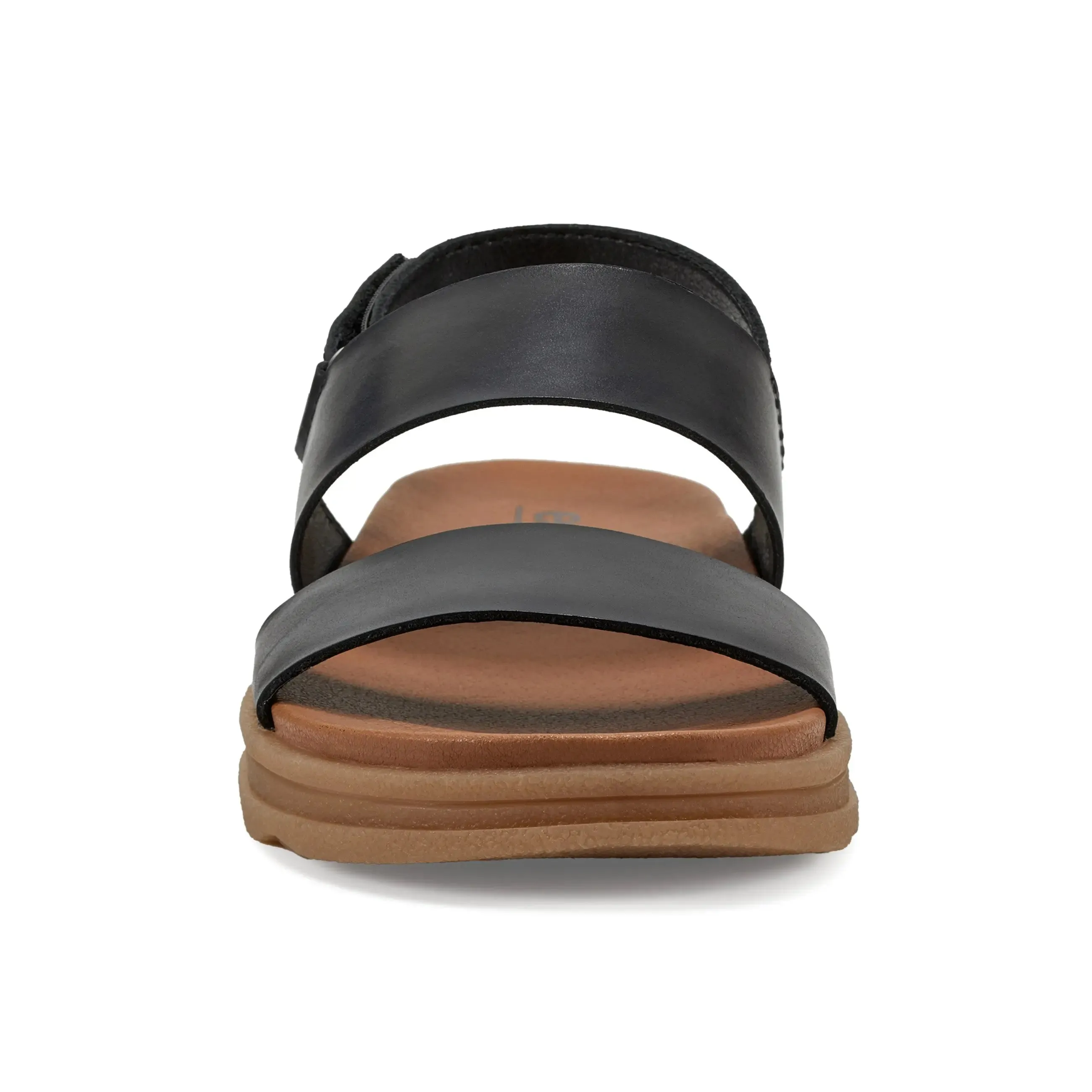 Leah Runde Zehen Riemchen Casual Flache Sandalen