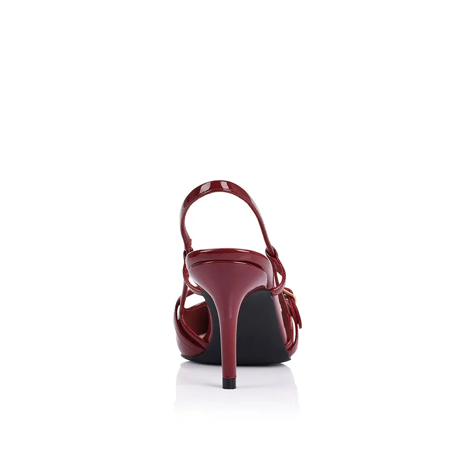 Leia Slingback Stilettos - Wein Patent