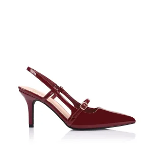 Leia Slingback Stilettos - Wein Patent