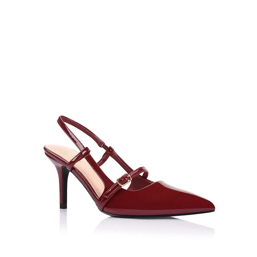 Leia Slingback Stilettos - Wein Patent