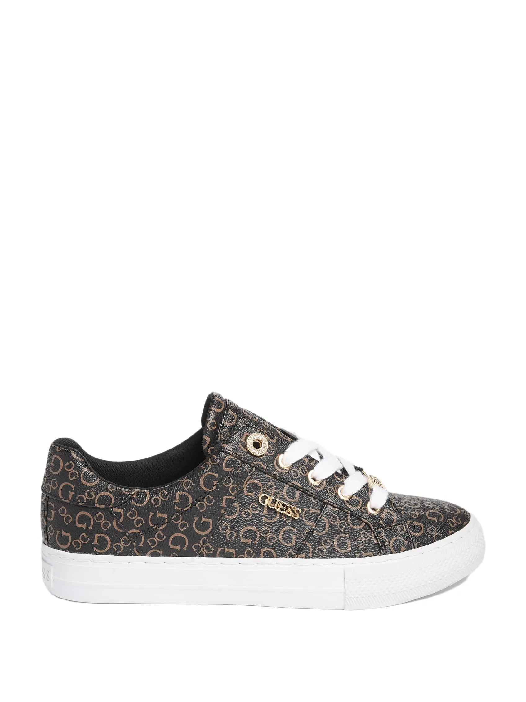 Schauen Sie sich Faux-Leder Low-Top Sneakers von Hey Dude Shoes an