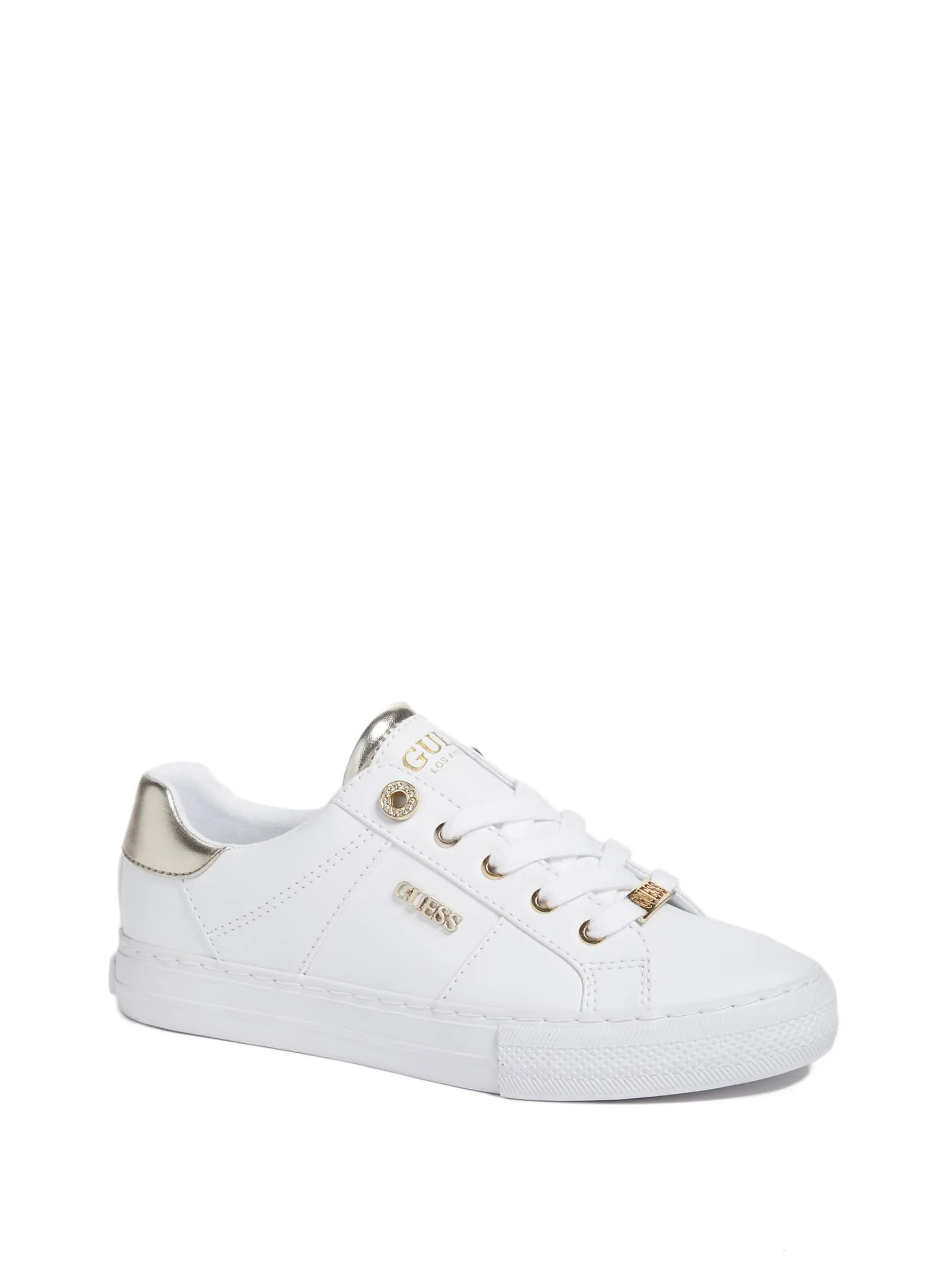 Schauen Sie sich Faux-Leder Low-Top Sneakers von Hey Dude Shoes an