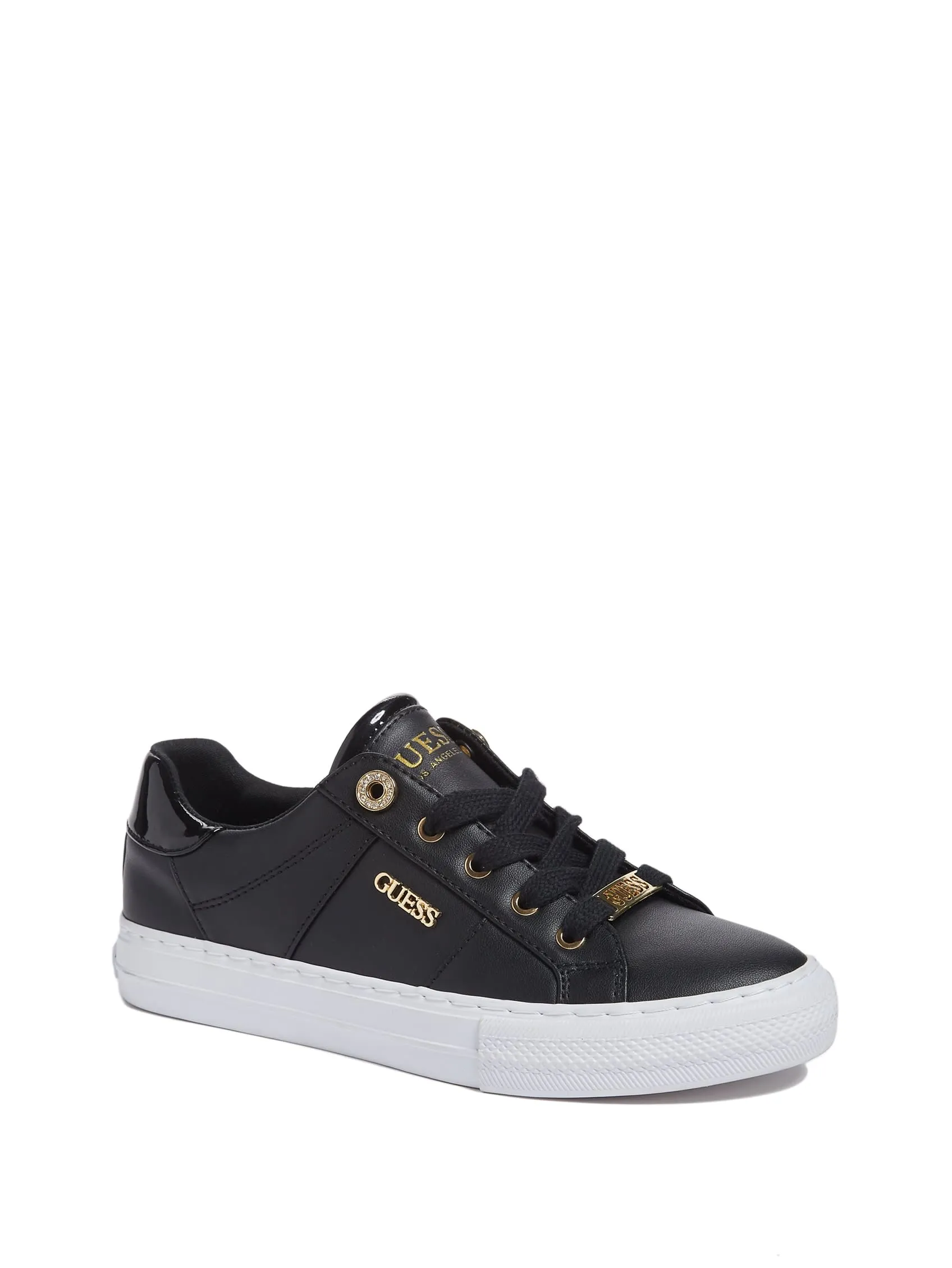 Schauen Sie sich Faux-Leder Low-Top Sneakers von Hey Dude Shoes an