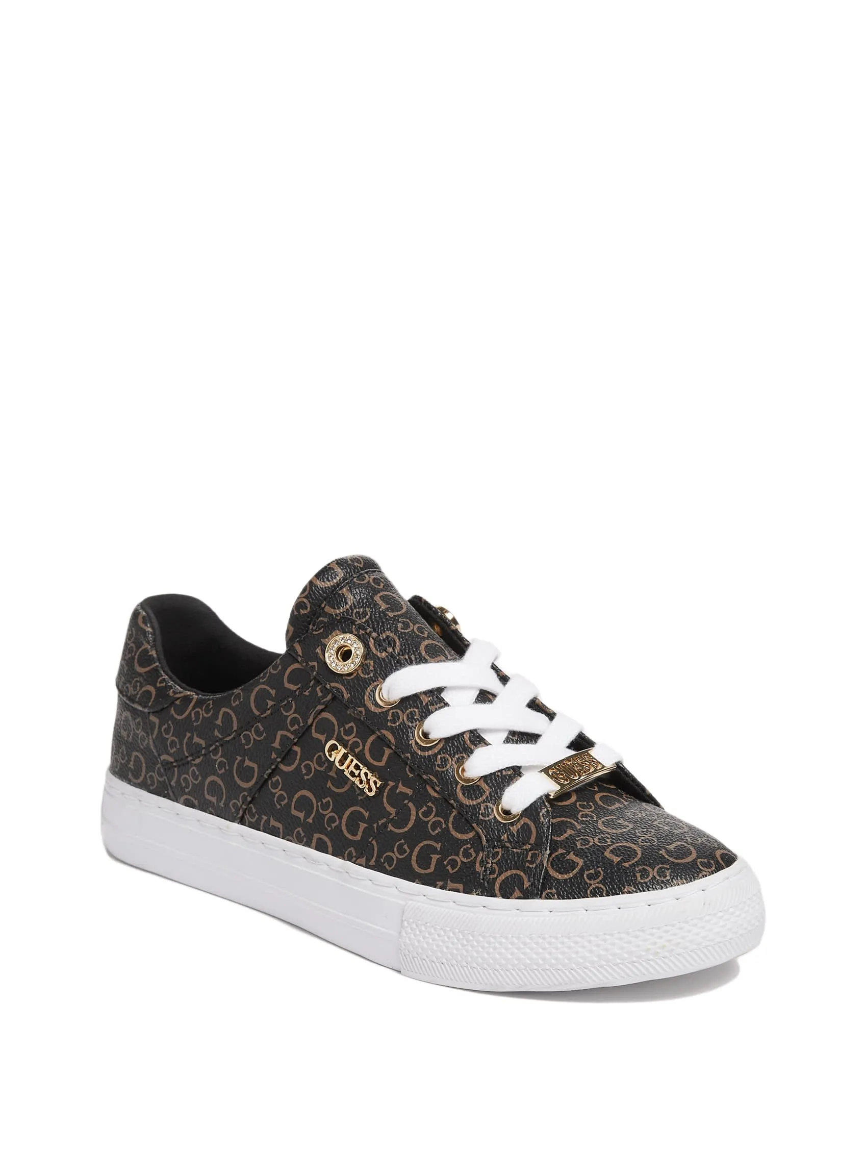 Schauen Sie sich Faux-Leder Low-Top Sneakers von Hey Dude Shoes an