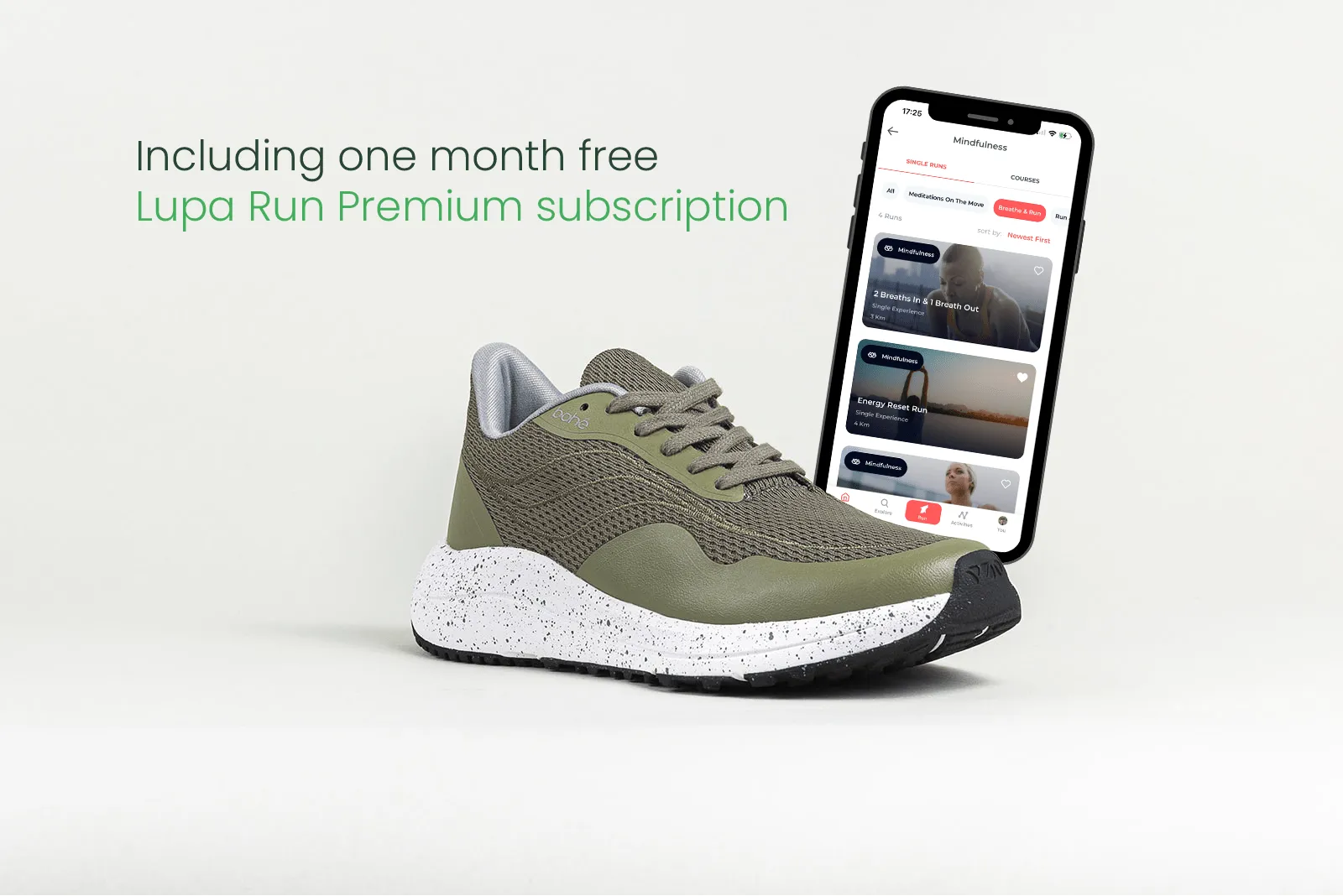 Herren Aufladungs-Erdungs-Vegane Sneakers | Wald