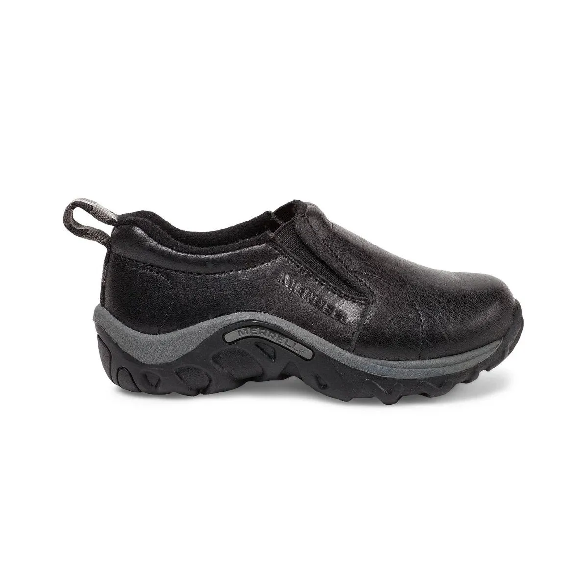 Merrell Jungle Moc für Jungen in schwarzem Leder
