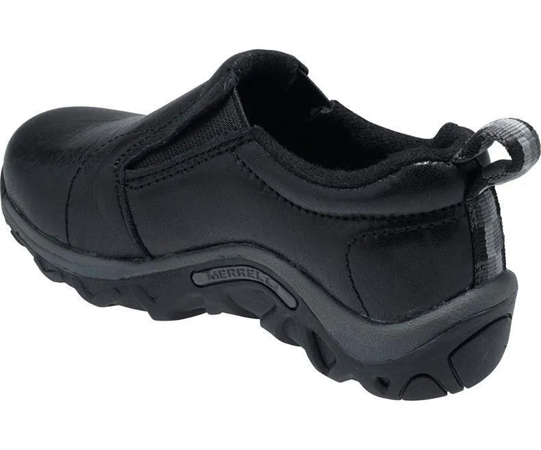 Merrell Jungle Moc für Jungen in schwarzem Leder
