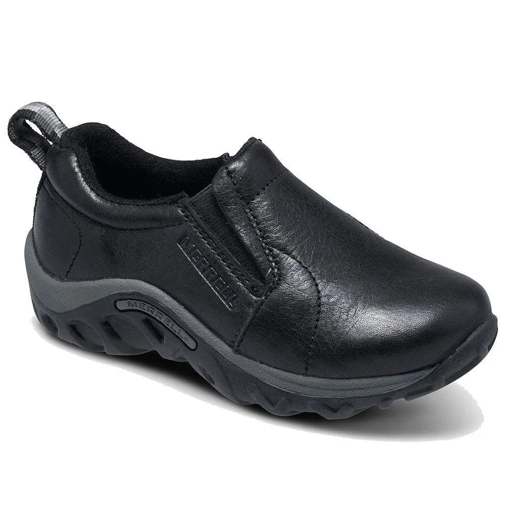Merrell Jungle Moc für Jungen in schwarzem Leder