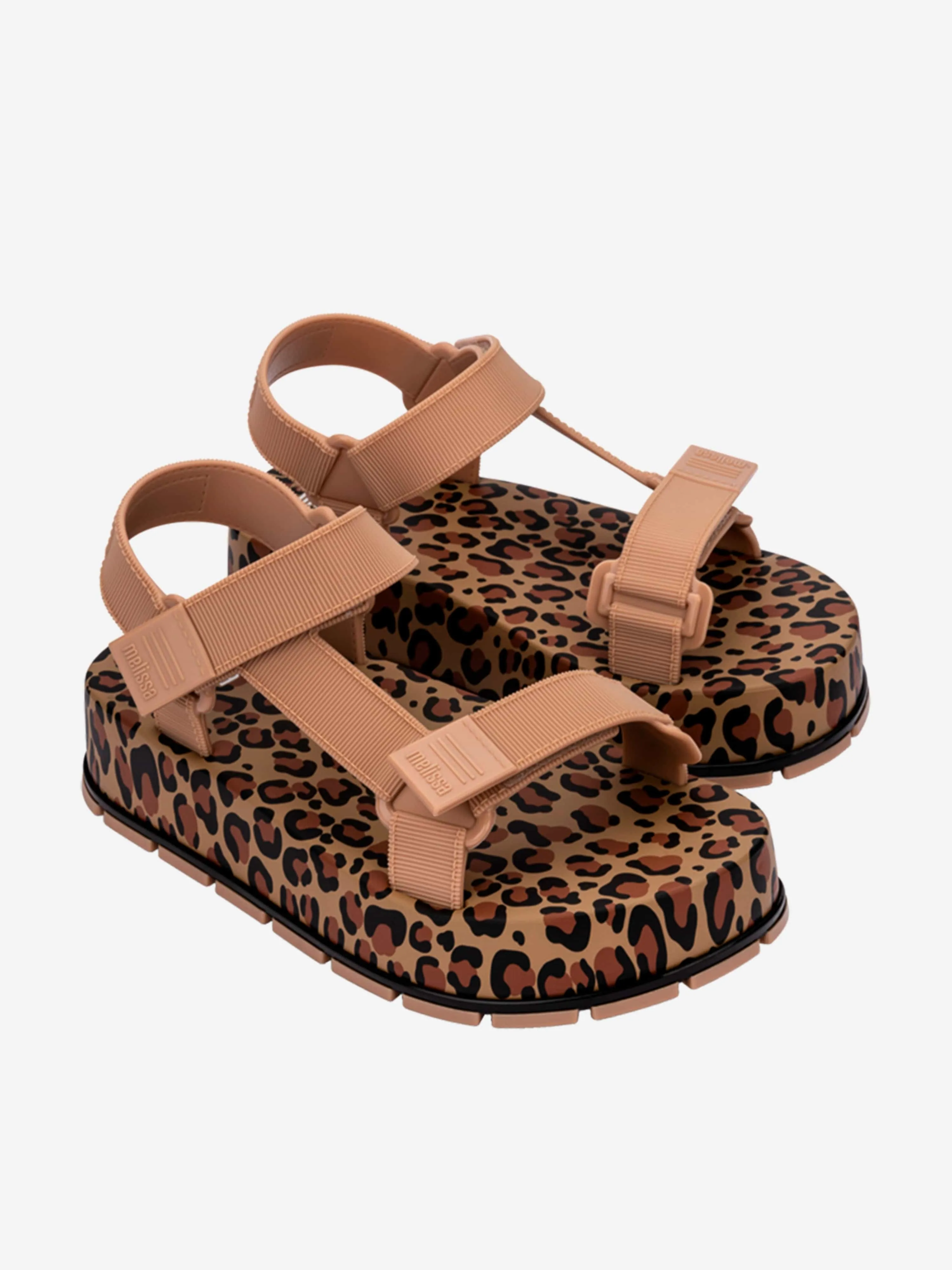 Mini Melissa Mädchen Fließende Papete Sandalen in Beige