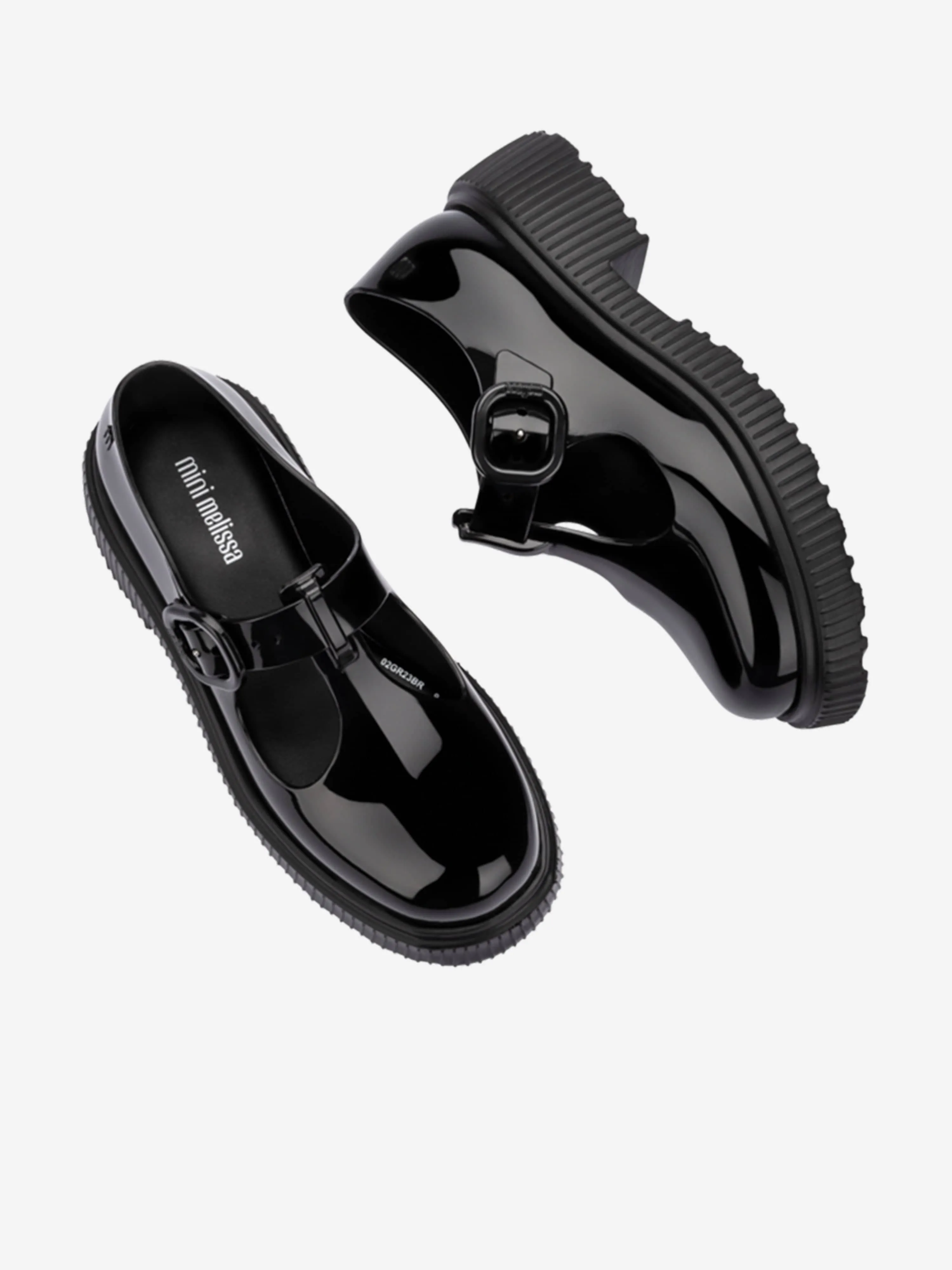 Mini Melissa Mädchen Jackie Schuhe in Schwarz