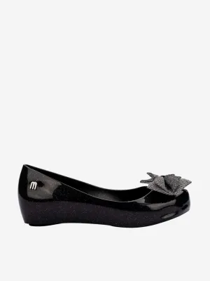 Mini Melissa Mädchen Ultragirl Sweet XII Ballettschuhe in Schwarz