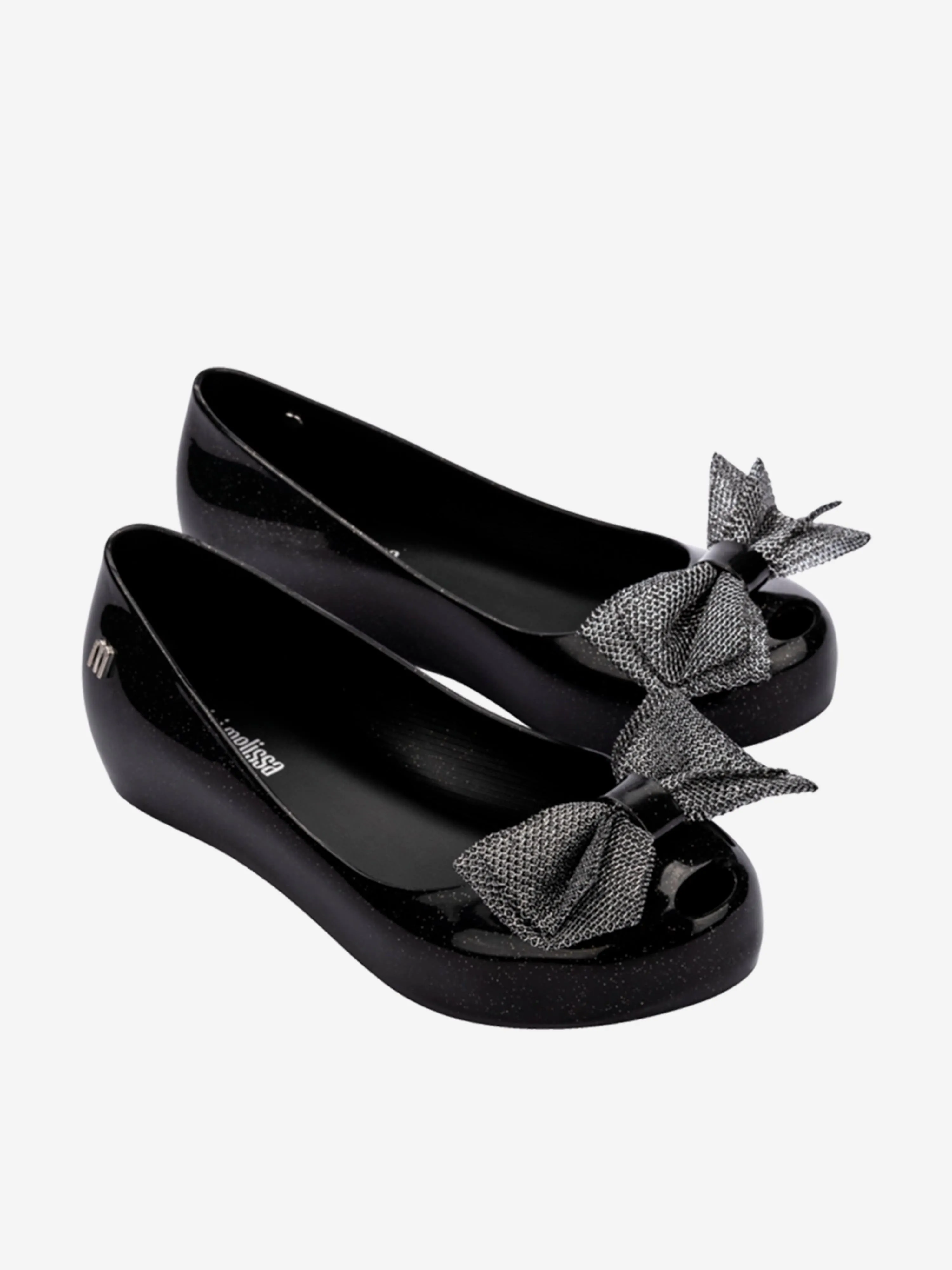 Mini Melissa Mädchen Ultragirl Sweet XII Ballettschuhe in Schwarz
