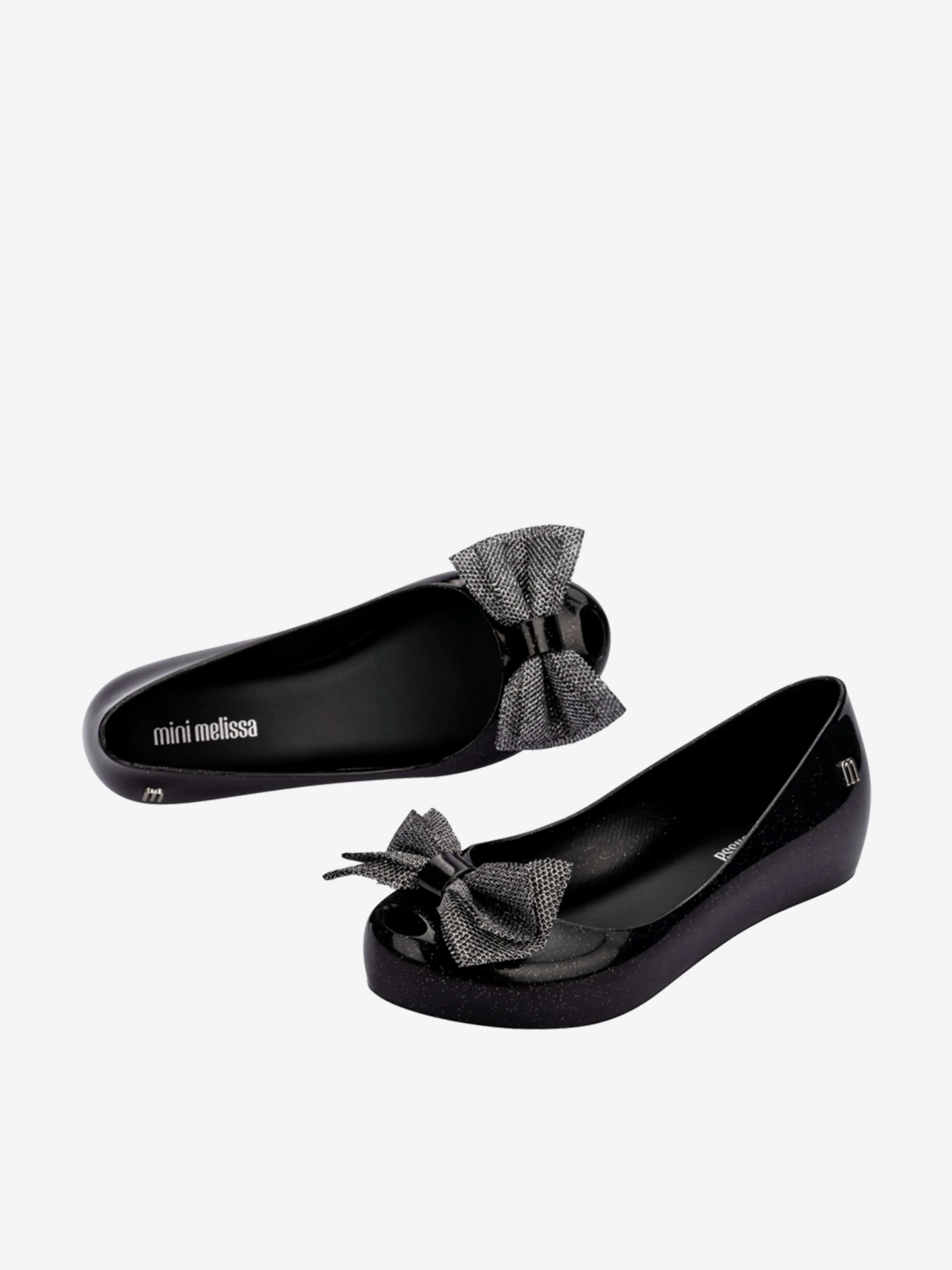 Mini Melissa Mädchen Ultragirl Sweet XII Ballettschuhe in Schwarz