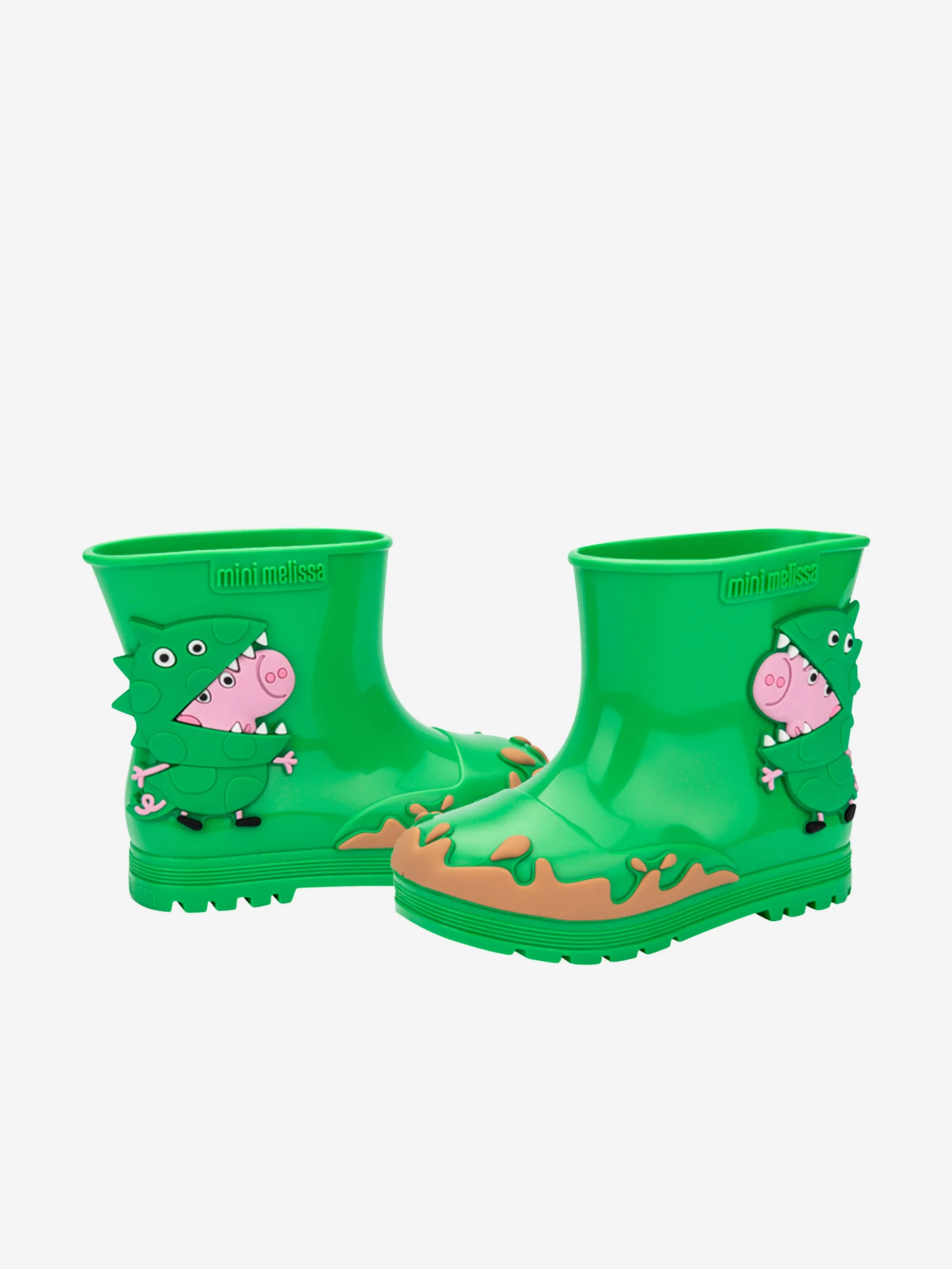 Mini Melissa Kinder Peppa Pig Gummistiefel in Grün