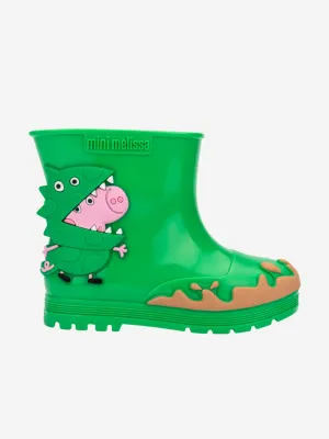 Mini Melissa Kinder Peppa Pig Gummistiefel in Grün