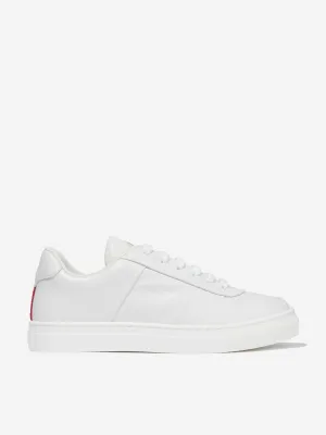 Moncler Enfant Kinder Leder Petit Neue York Low Top Turnschuhe