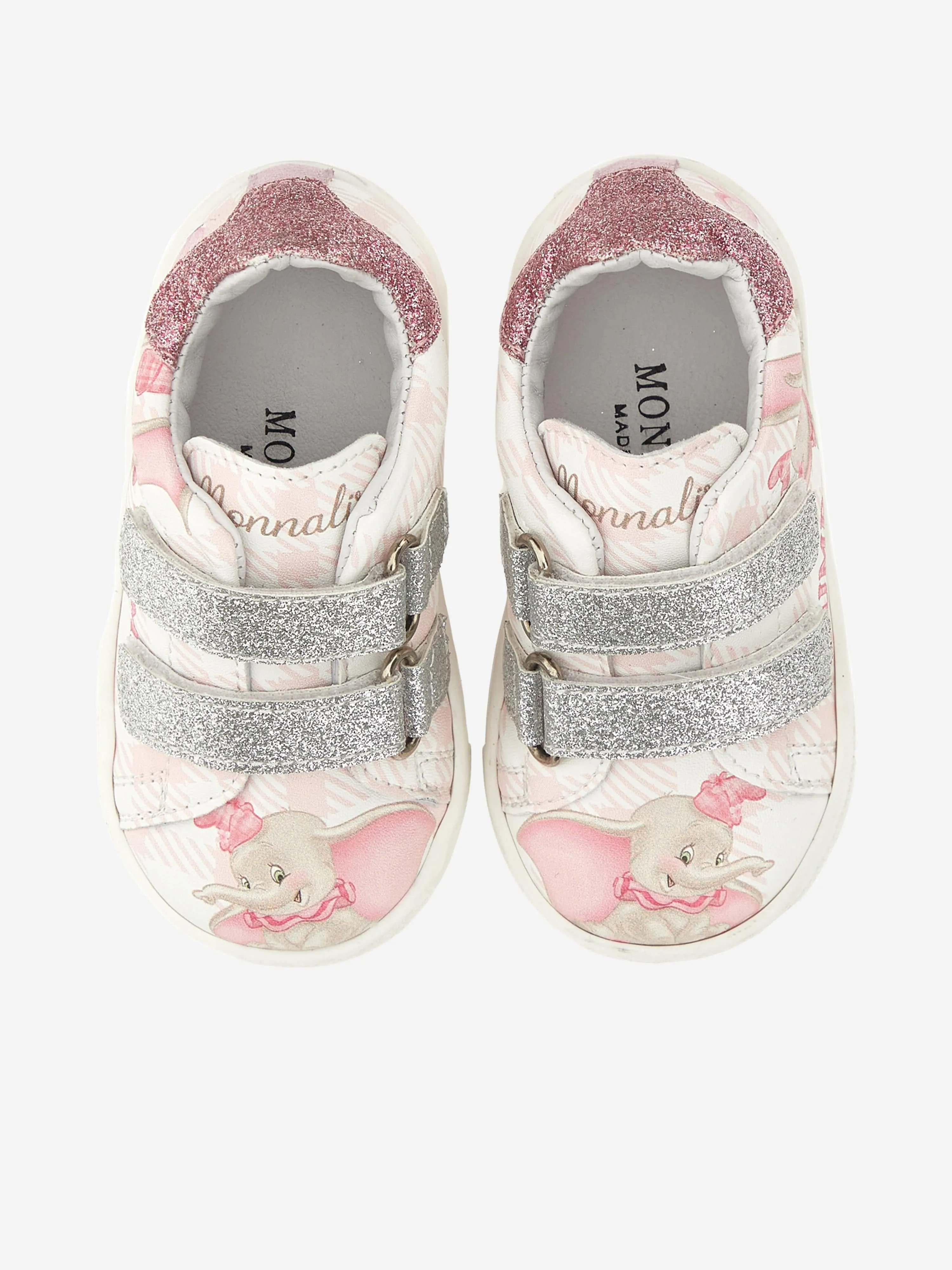Monnalisa Mädchen Disney Dumbo Glitzer Turnschuhe in Rosa