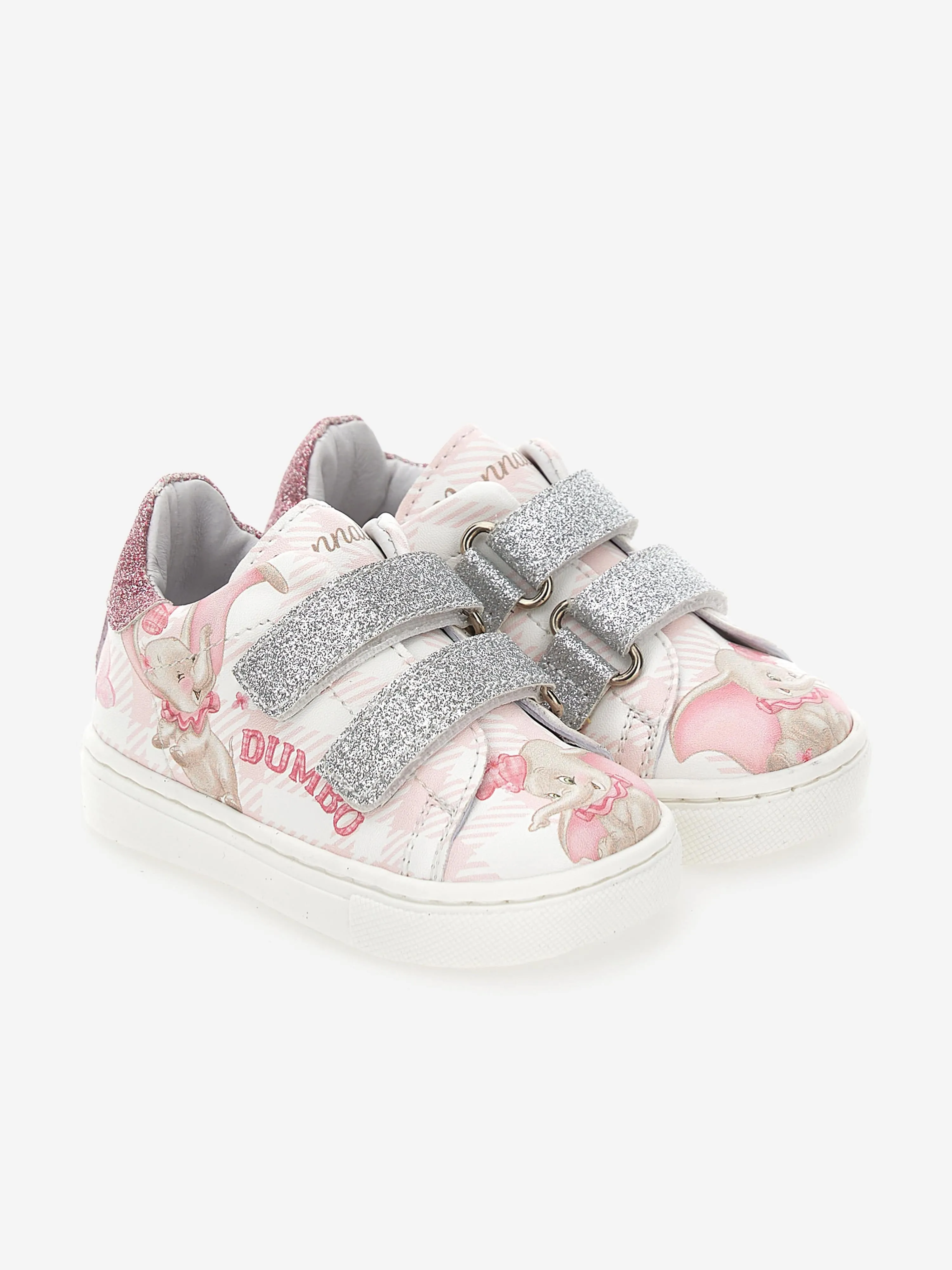 Monnalisa Mädchen Disney Dumbo Glitzer Turnschuhe in Rosa