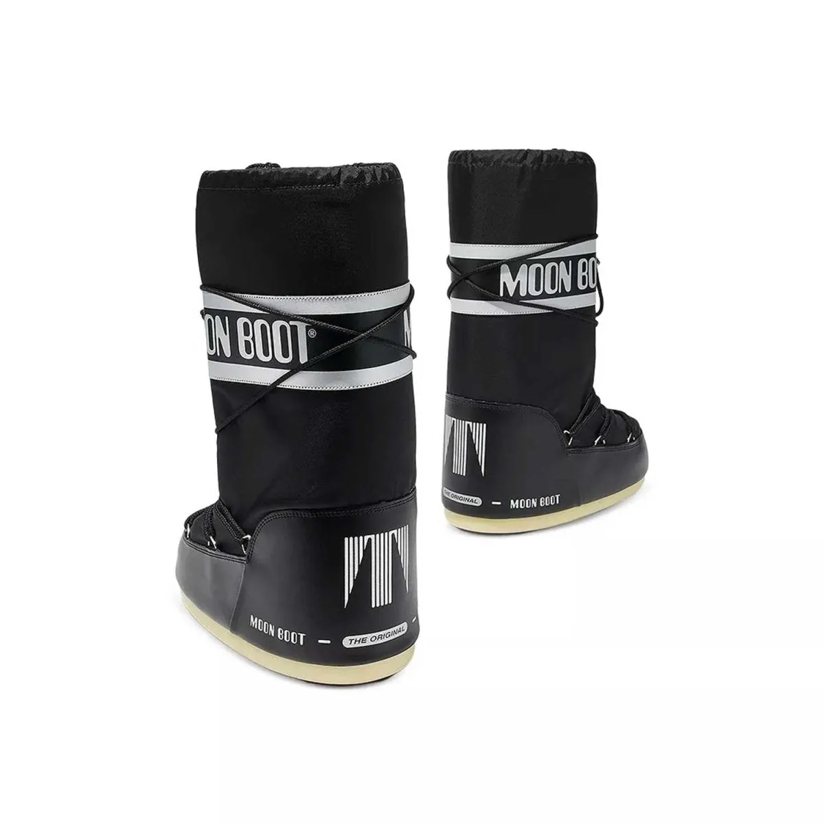 Moon Boot Girl's Icon Schwarzes Nylon