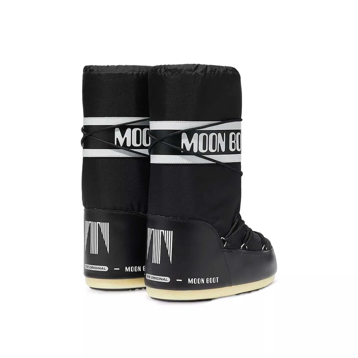 Moon Boot Girl's Icon Schwarzes Nylon