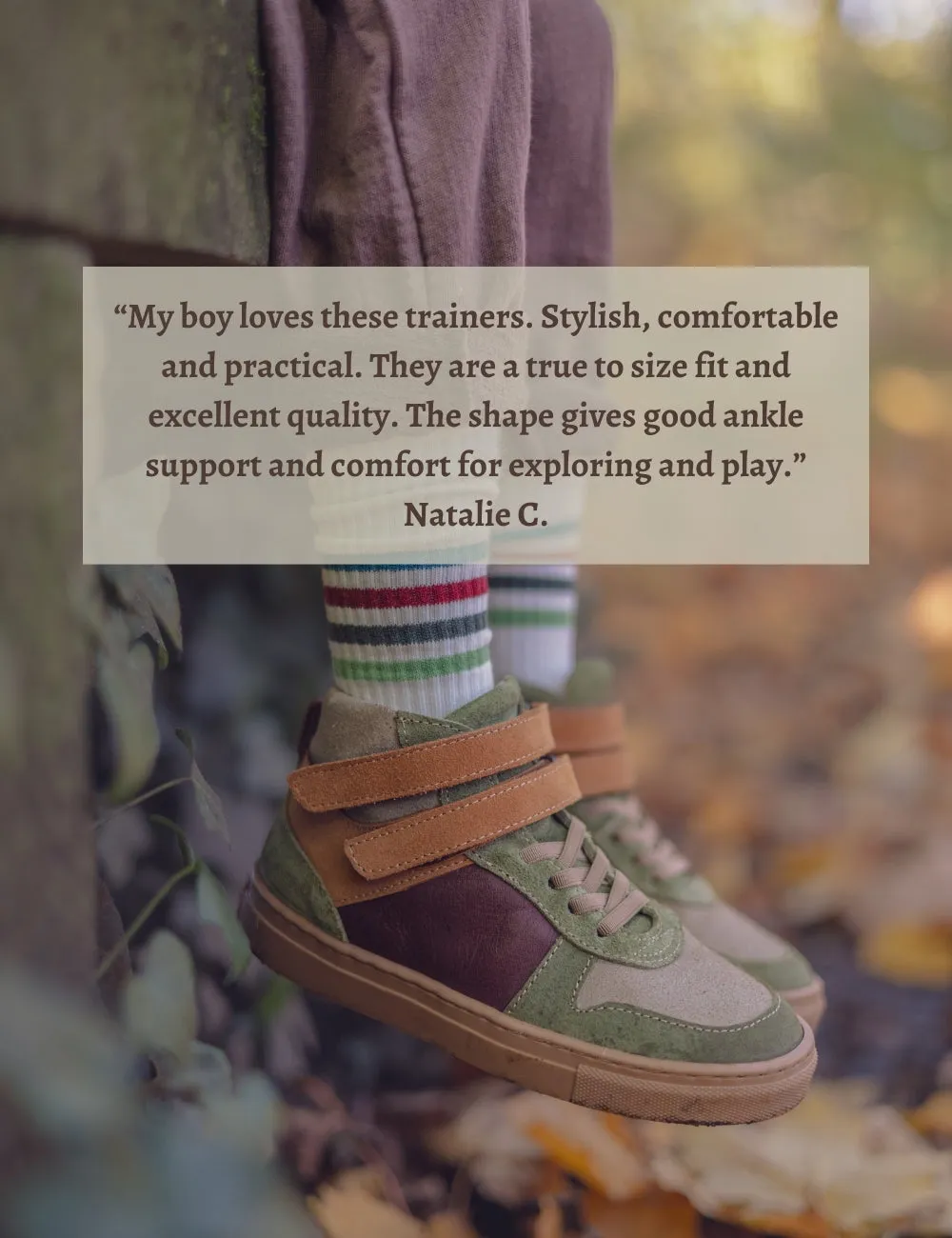 Berg-Sneaker mit Klettverschluss - Cress Wildleder
