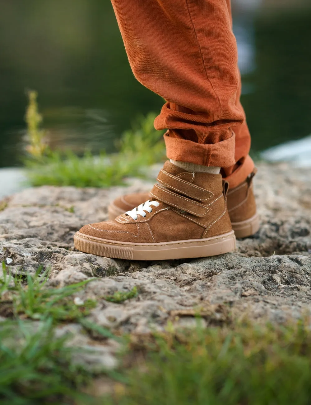 Berg-Sneaker mit Klettverschluss - Winterpilz