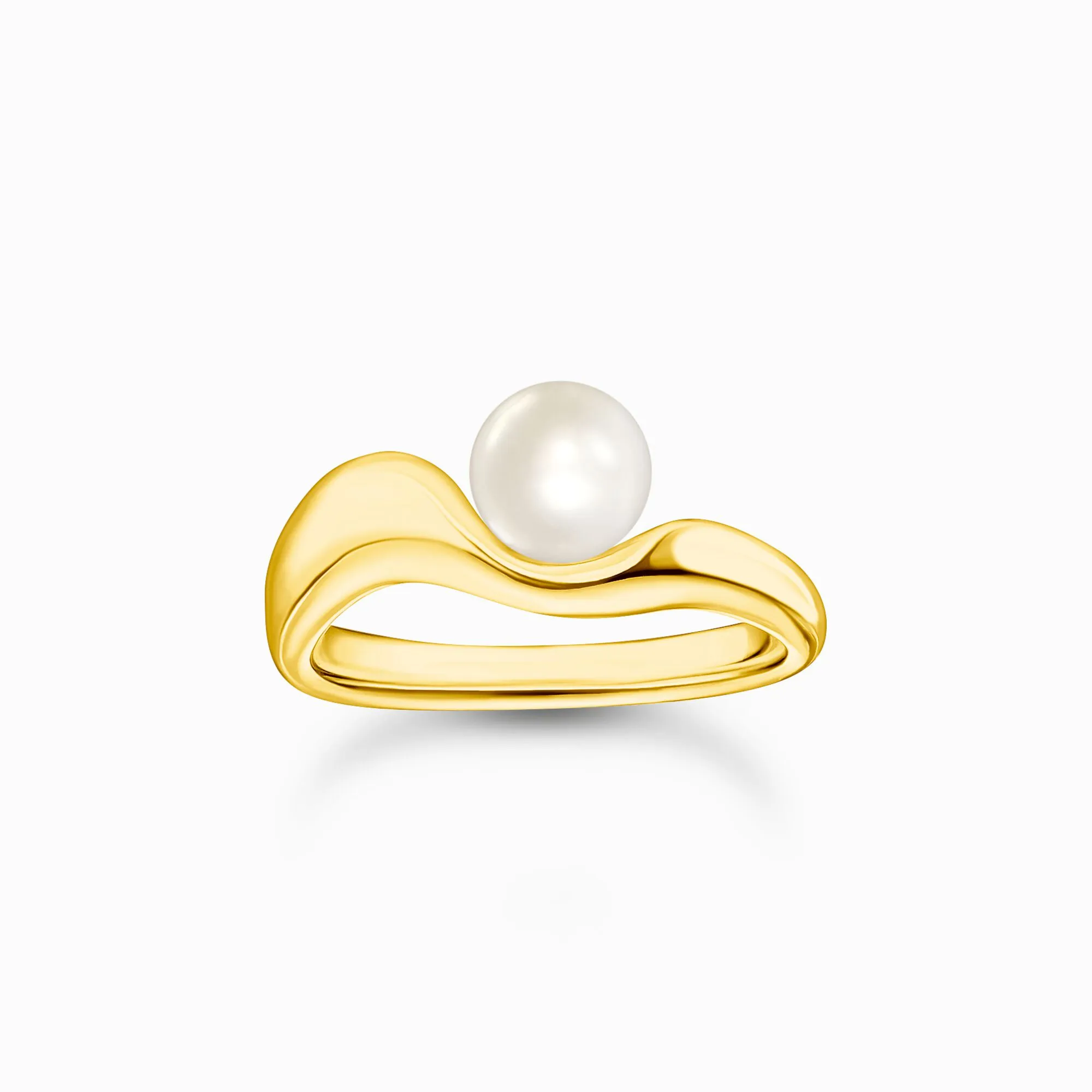 Natürliche Schönheit vergoldeter Süßwasserperlenring TR2485-430-14 Thomas Sabo Ringe