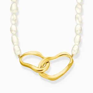Natural Beauty Goldbeschichtete Perlenkette KE2321-430-14 Thomas Sabo Ketten