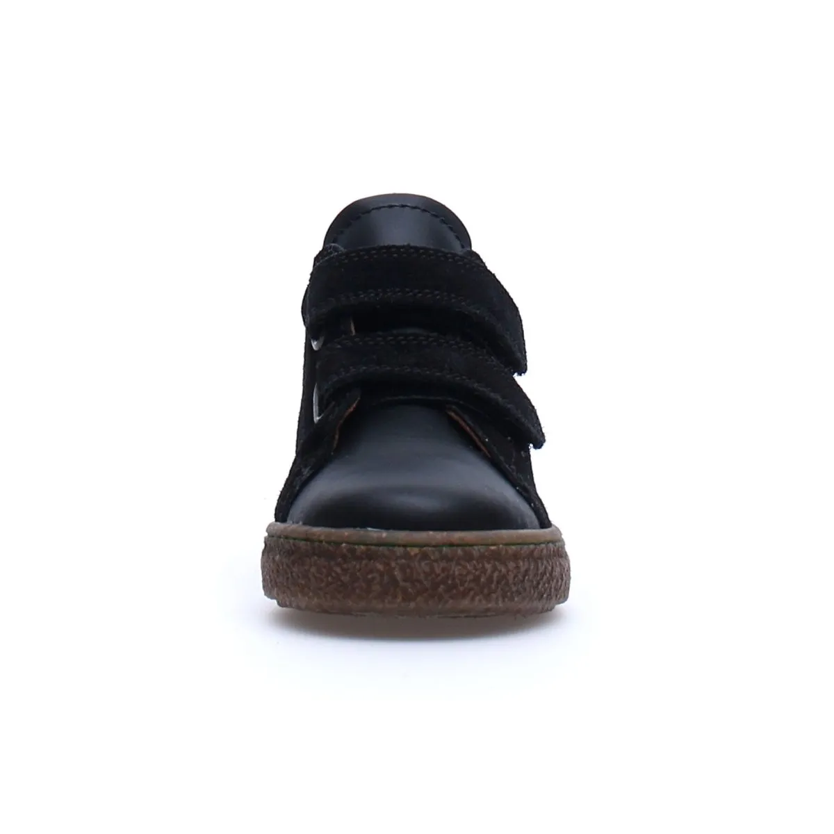 Naturino Jungen Albus Desert Black Suede 2 Klettverschluss (Größen 27-29)