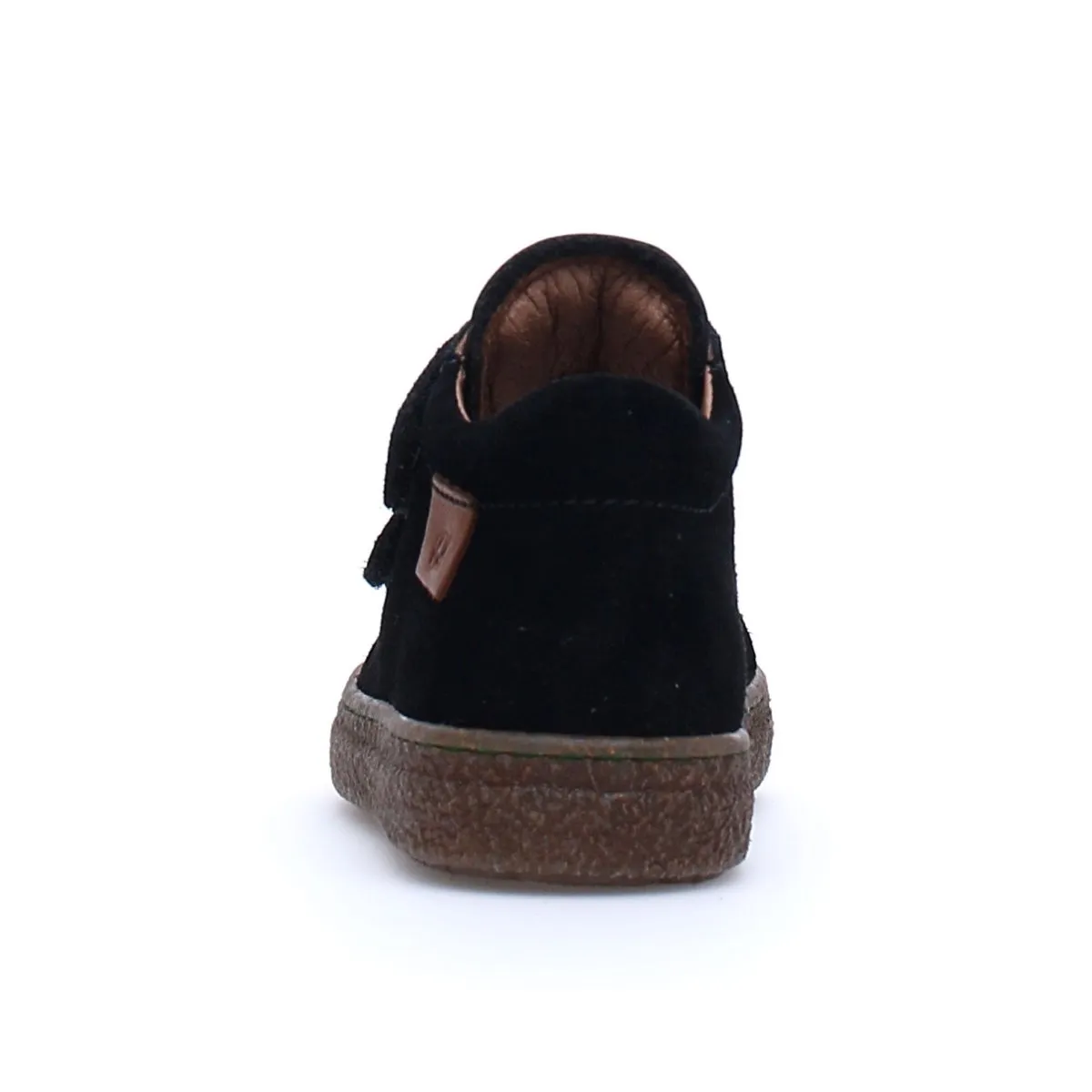Naturino Jungen Albus Desert Black Suede 2 Klettverschluss (Größen 27-29)