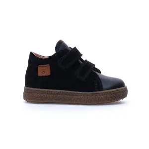 Naturino Jungen Albus Desert Black Suede 2 Klettverschluss (Größen 30-34)