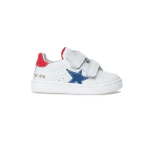 Naturino Jungen Pinn Weißes Leder/Blauer Stern (Größen 27-32)