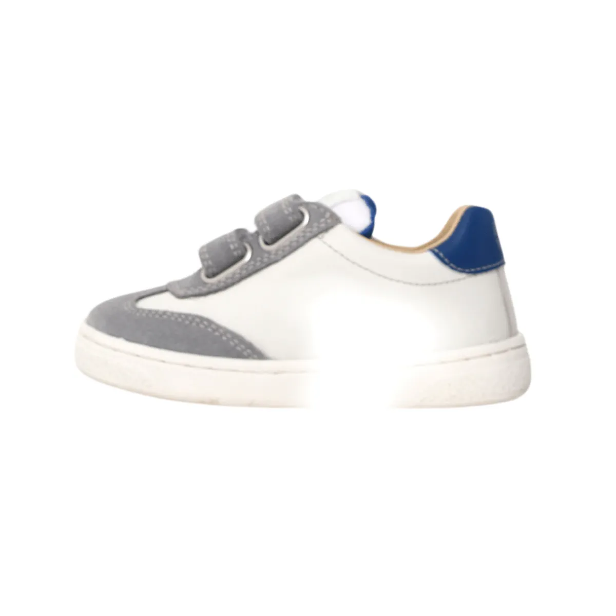 Naturino Jungen (Größen 28-32) Jenix VL Weißes Leder/Grau/Navy Naturino Kinderschuhe